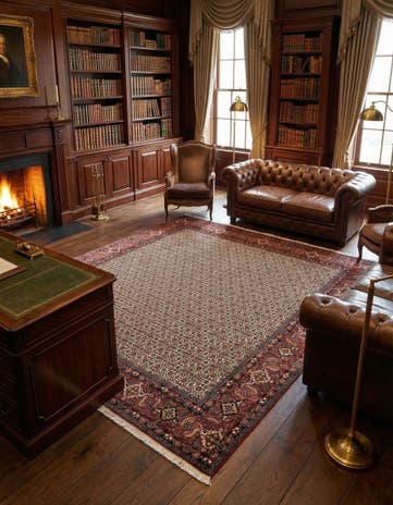 8' 5 x 8' 6 Bidjar Wool Square Rug
