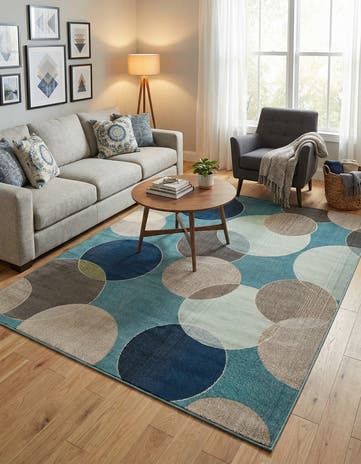 8' x 10' Washable Theia Rug