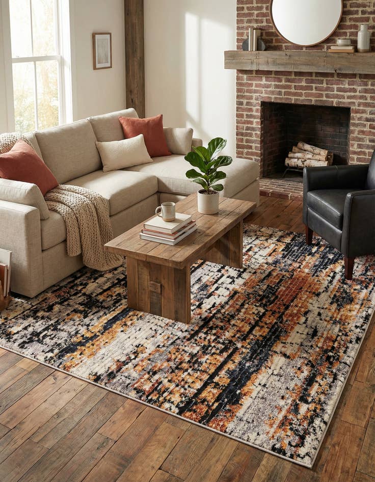 Detail image of 6' x 6' Tucson Square Rug