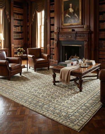 10' 4 x 13' 5 Tabriz Wool Rug