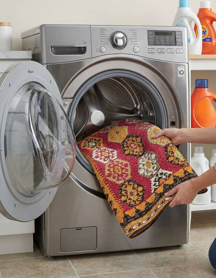 Detail image of  2' x 3'  Washable Mesa Rug