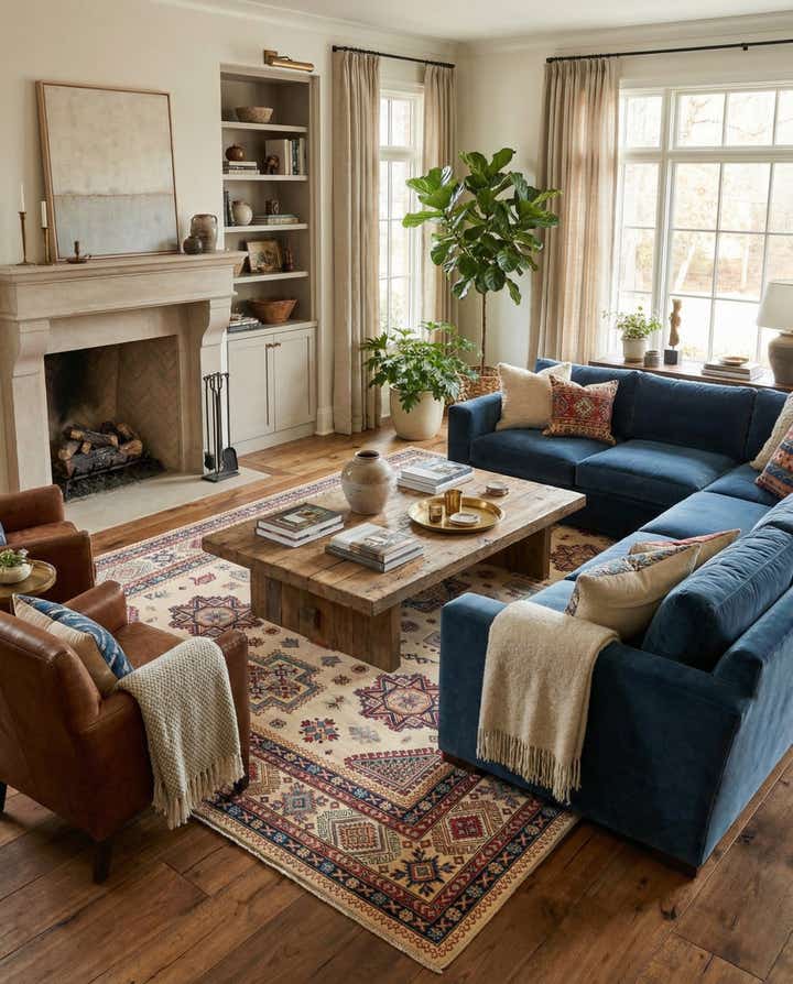 9' 2 x 11' 8 Hand Knotted Kazak Rug