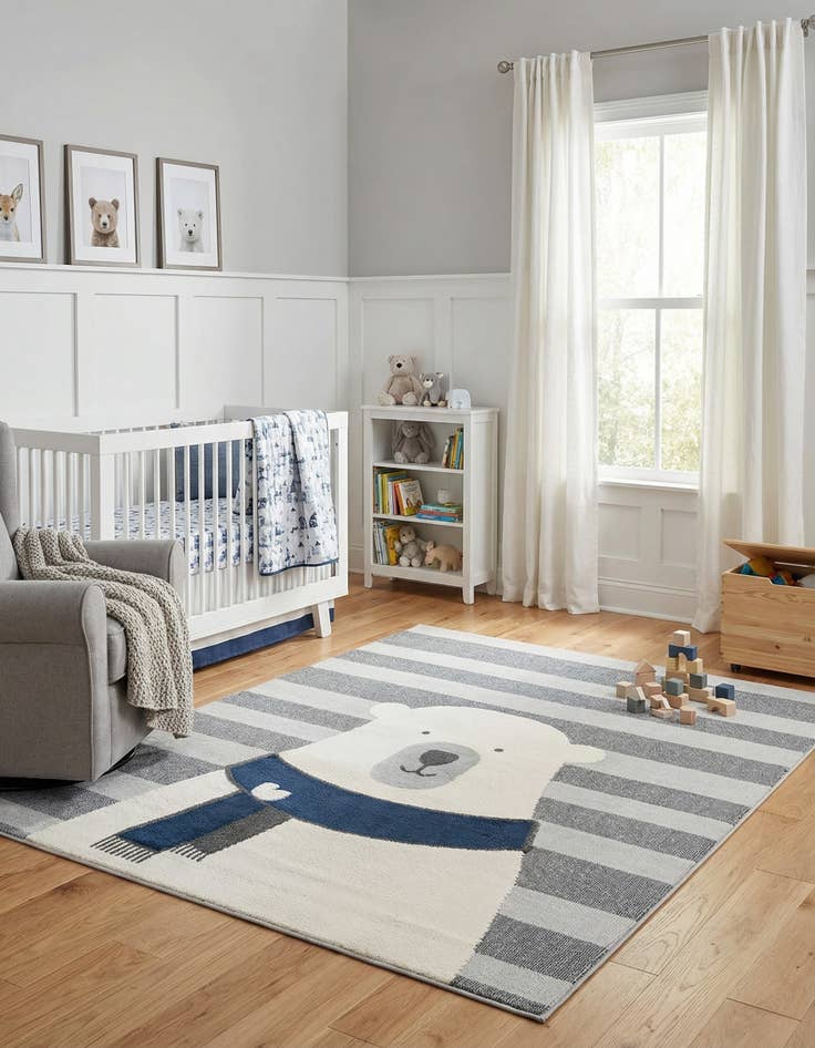 Detail image of 7' 10 x 10' Whimsy Kids Rug