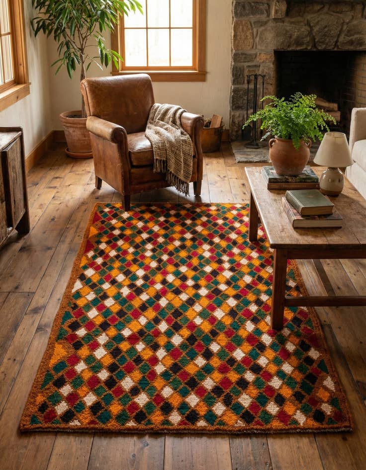 Detail image of  2' 8 x 4' 4  Hand Knotted Balouch Wool Rug