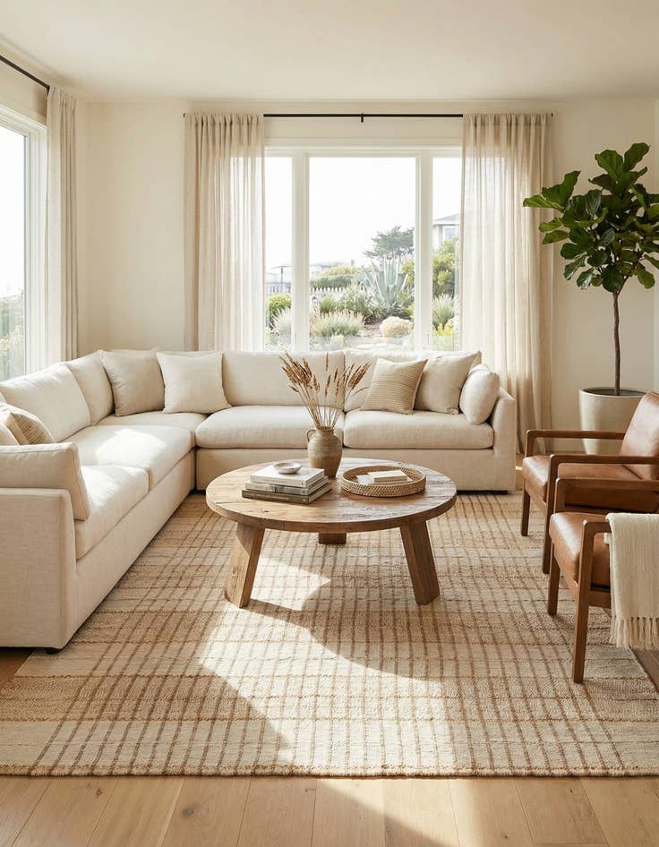 Detail image of 10' x 14' 1  Hand Braided Laurel Handwoven Jute Rug