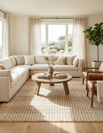 10' x 14' 1 Hand Braided Laurel Handwoven Jute Rug