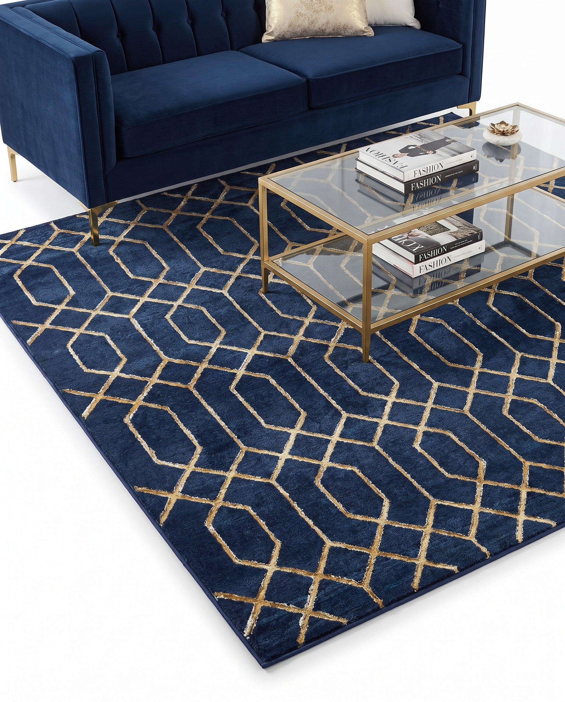 7' 10 x 7' 10 Marilyn Monroe™ Glam Trellis Square Rug