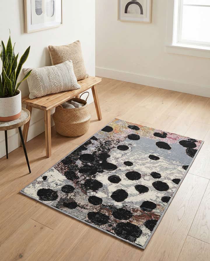 2' x 3' Easy-Clean Modern Indoor / Outdoor Rug