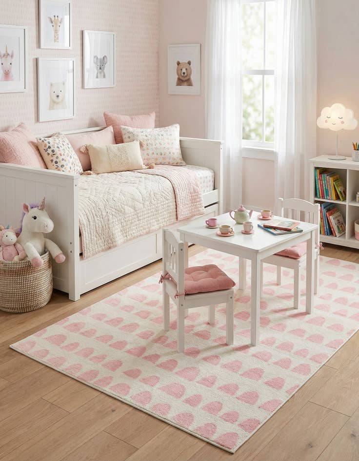 Detail image of 5' x 8' Whimsy Kids Rug