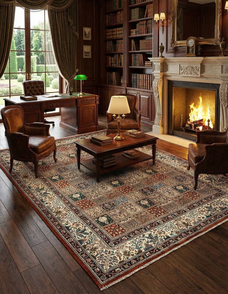 Detail image of 6' 7 x 9' 8 Mood Wool Rug