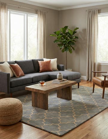 5' x 8' Luna Wool Rug