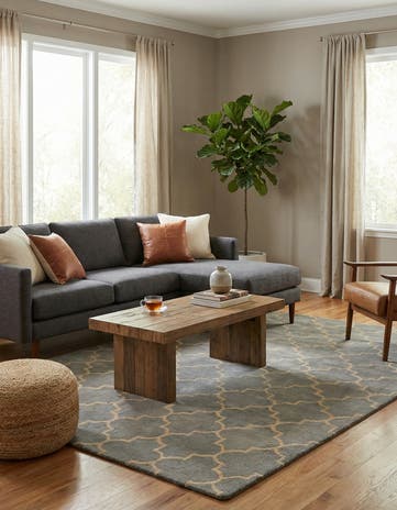 5' x 8' Luna Wool Rug