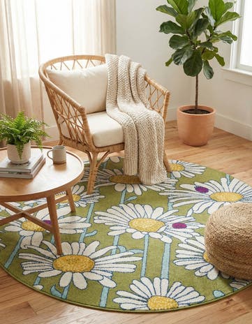 7' x 7' Bloom Round Rug