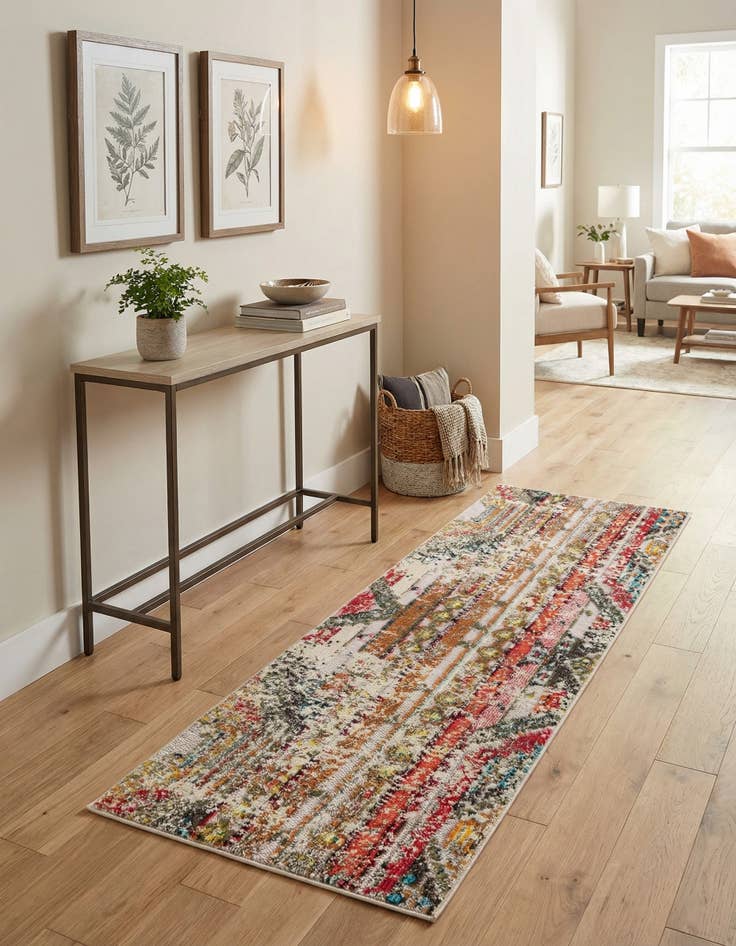 Detail image of 2' x 6'  Washable Casablanca Indoor / Outdoor Runner Rug