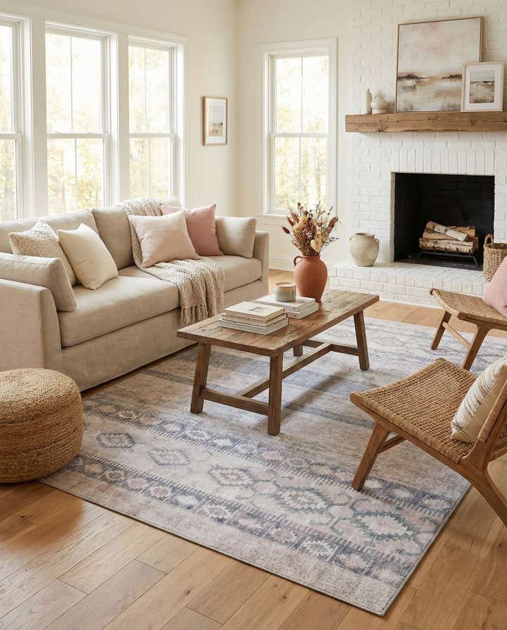 8' 4 x 12' Washable Timeless Rug