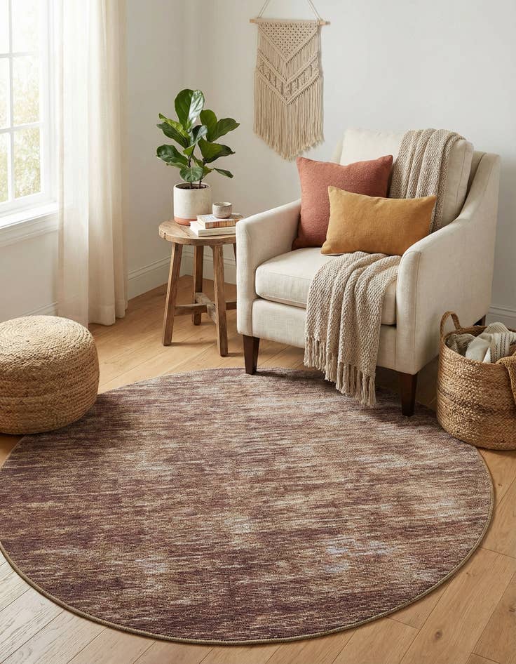 Detail image of  3' 6 x 3' 6 Asha Round Rug