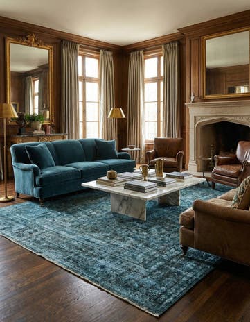 9' 7 x 12' 6 Vintage Royal Wool Rug