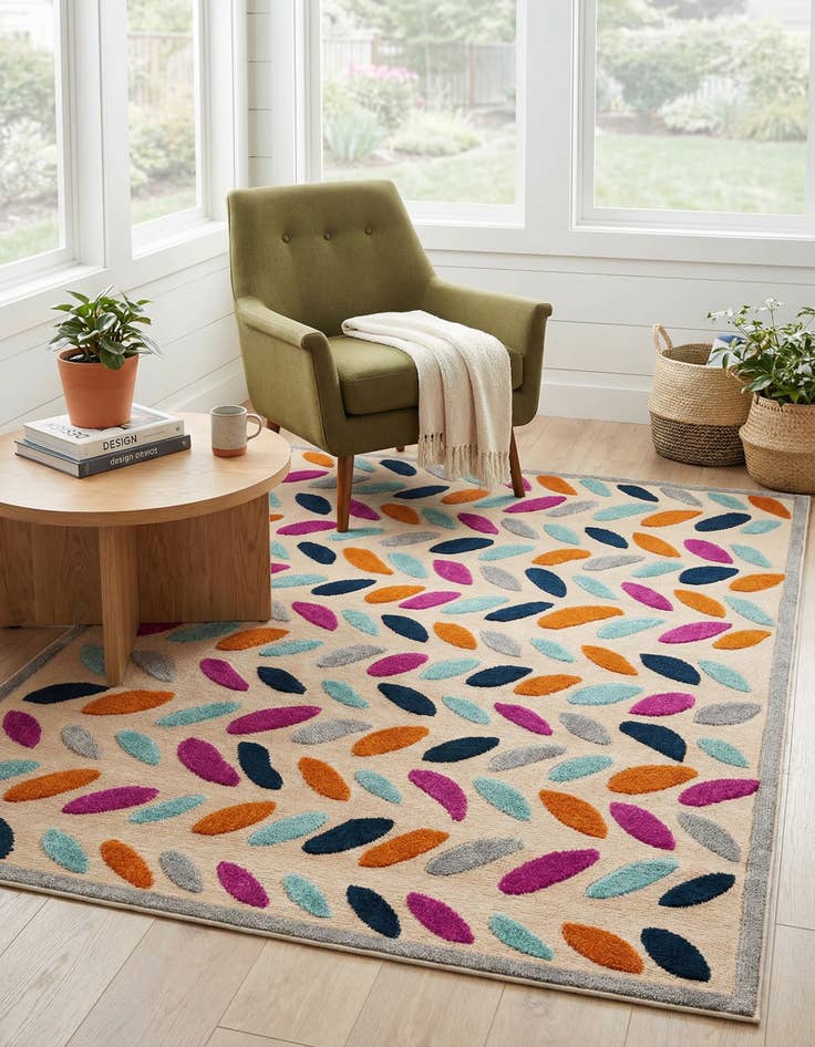 Detail image of 6' x 9'  Washable Aruba Indoor / Outdoor Rug