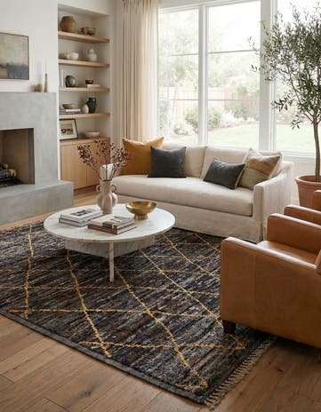 8' 6 x 11' 3 Hand Knotted Moroccan Wool Rug