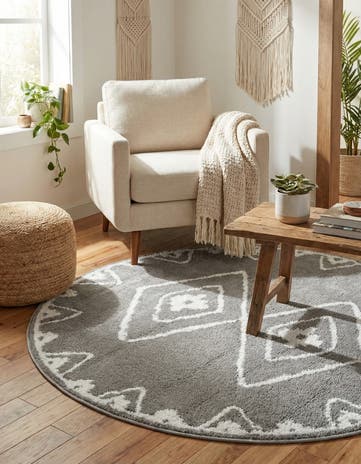 4' x 4' Oslo Round Rug