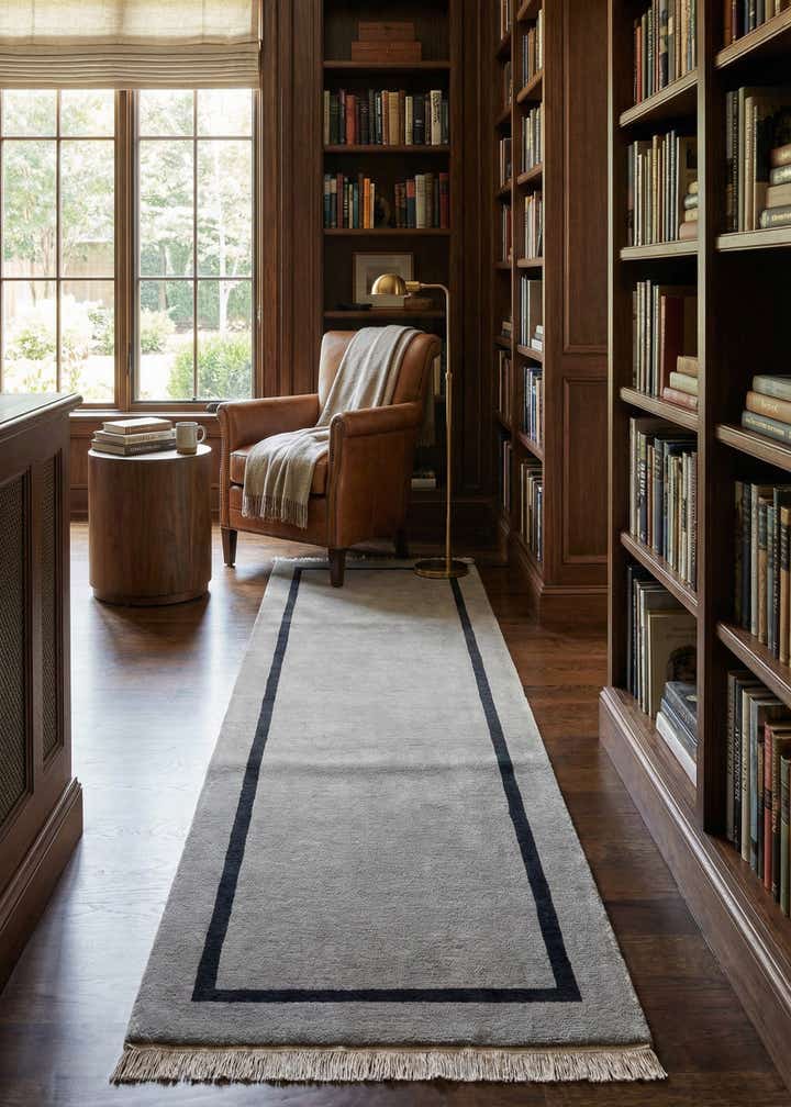 3' 1 x 11' 5 Hand Knotted Tibet Wool Runner Rug