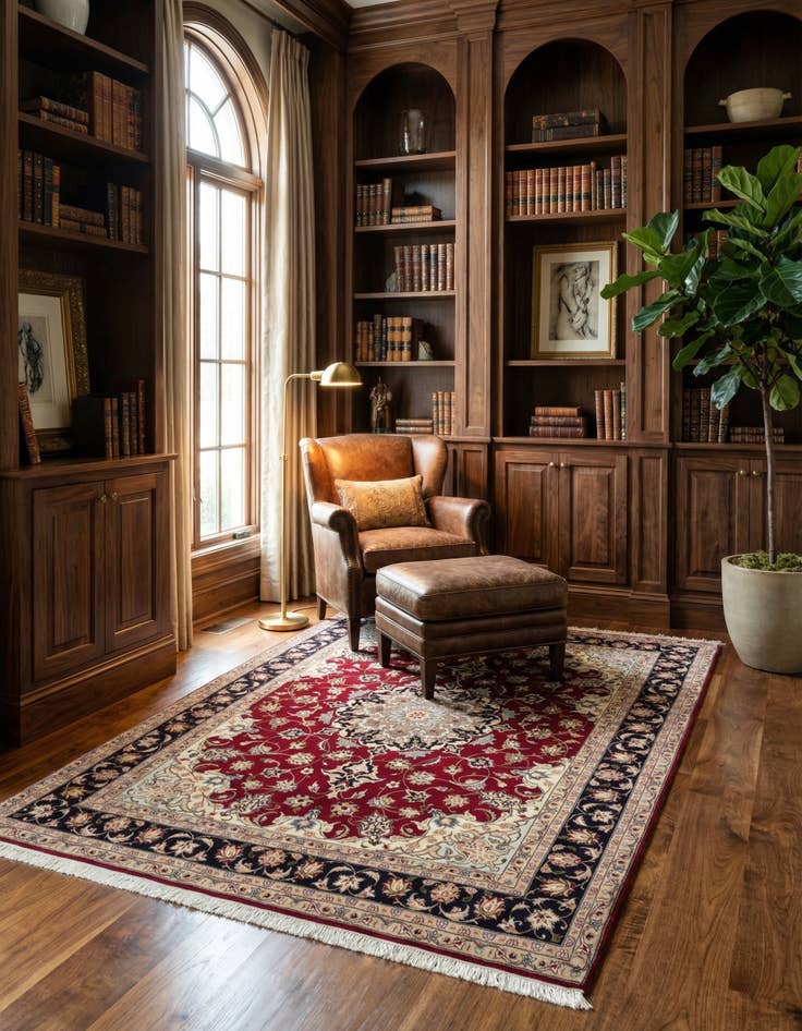 Detail image of 5' x 6' 5 Tabriz Rug