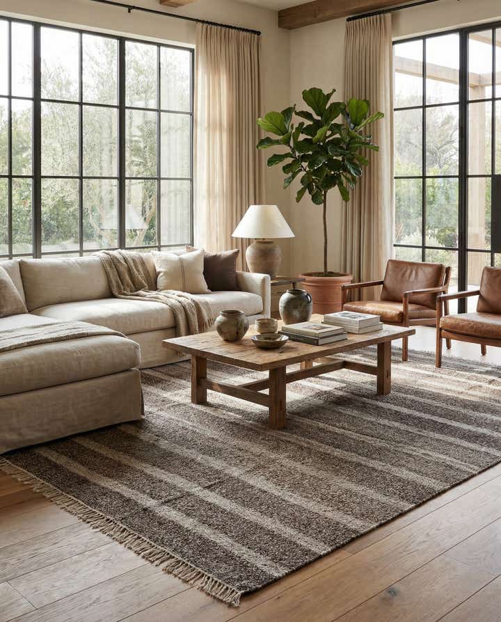 9' 9 x 11' 3 Hand Woven Darya Wool Rug