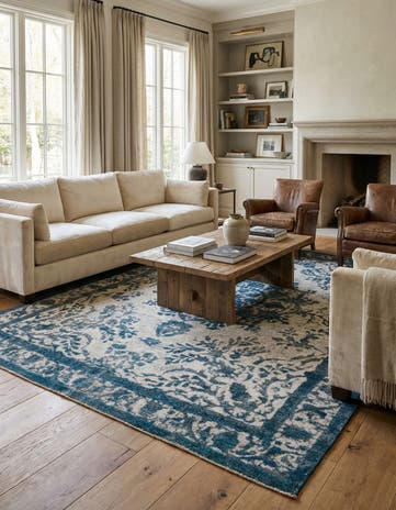 9' 4 x 12' 10 Hand Knotted Ultra Vintage Persian Wool Rug