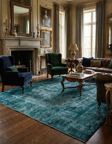9' 11 x 12' 4 Vintage Royal Wool Rug