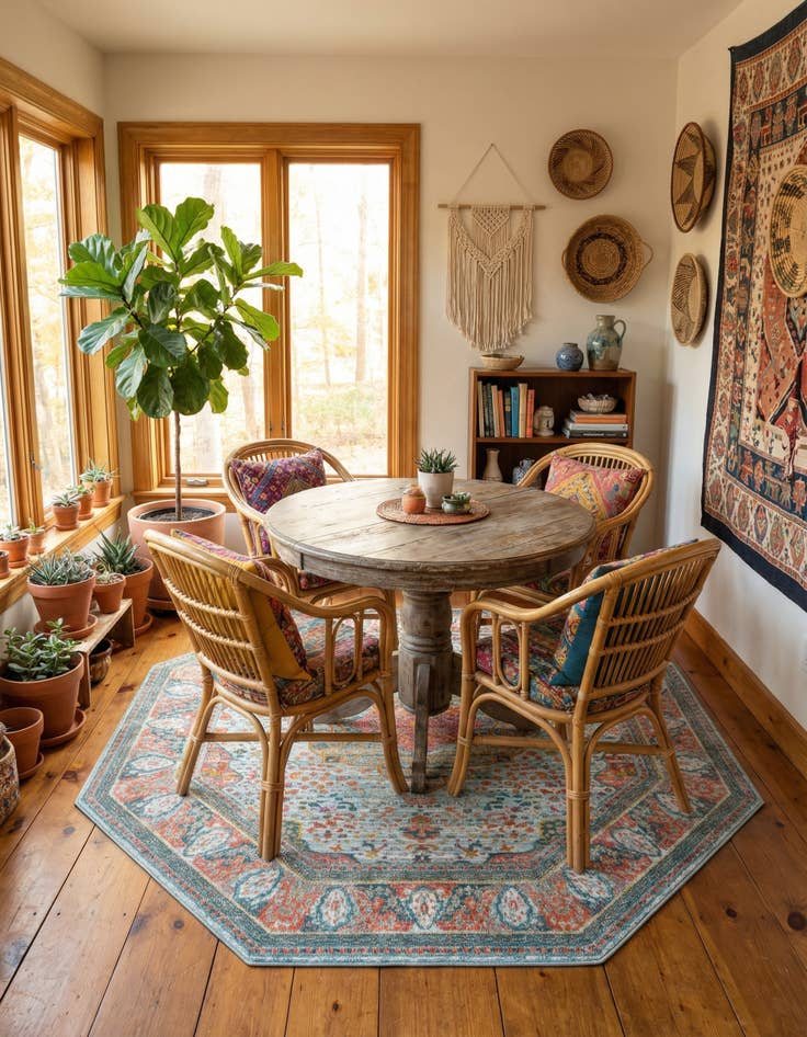 Detail image of 8' x 8' Havana Octagon Rug