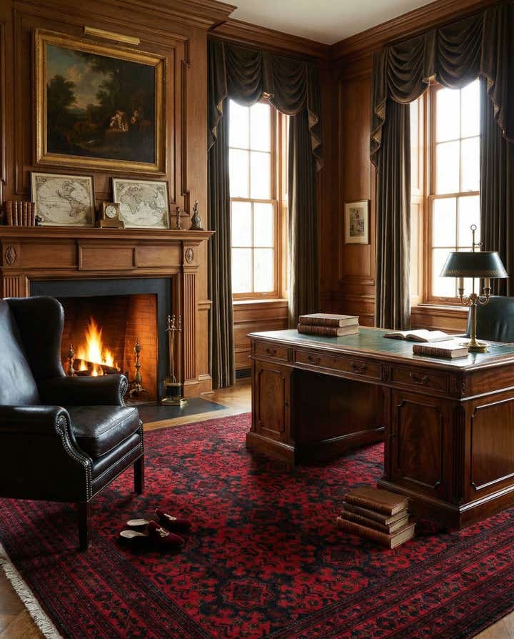 6' 6 x 9' 10 Hand Knotted Khal Mohammadi Wool Rug