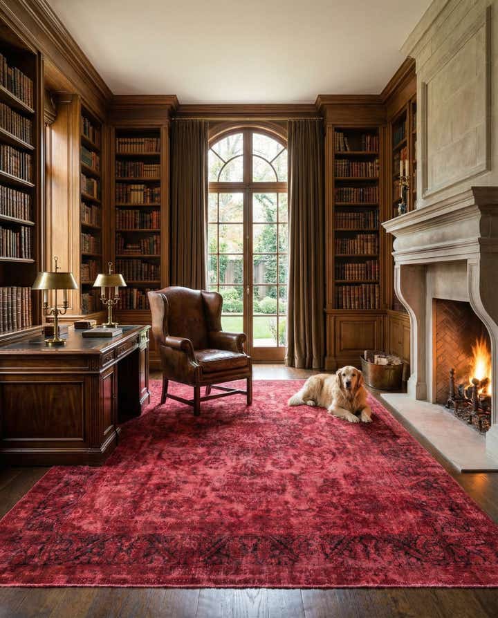 9' 7 x 13' 2 Vintage Royal Wool Rug