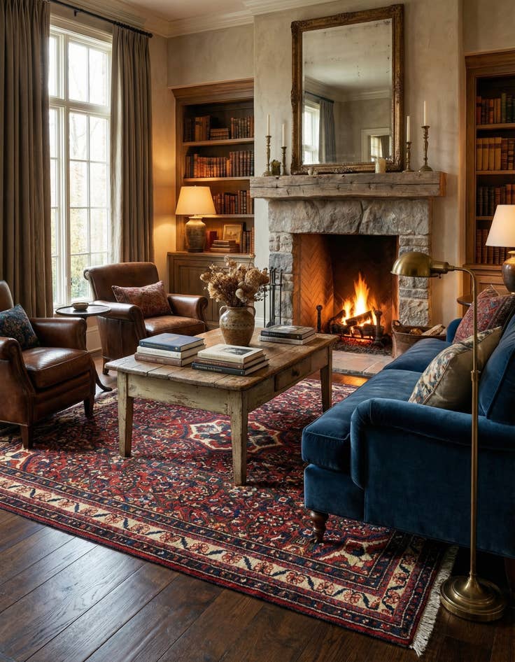 Detail image of 3' 8 x 5' 3 Hossainabad Rug