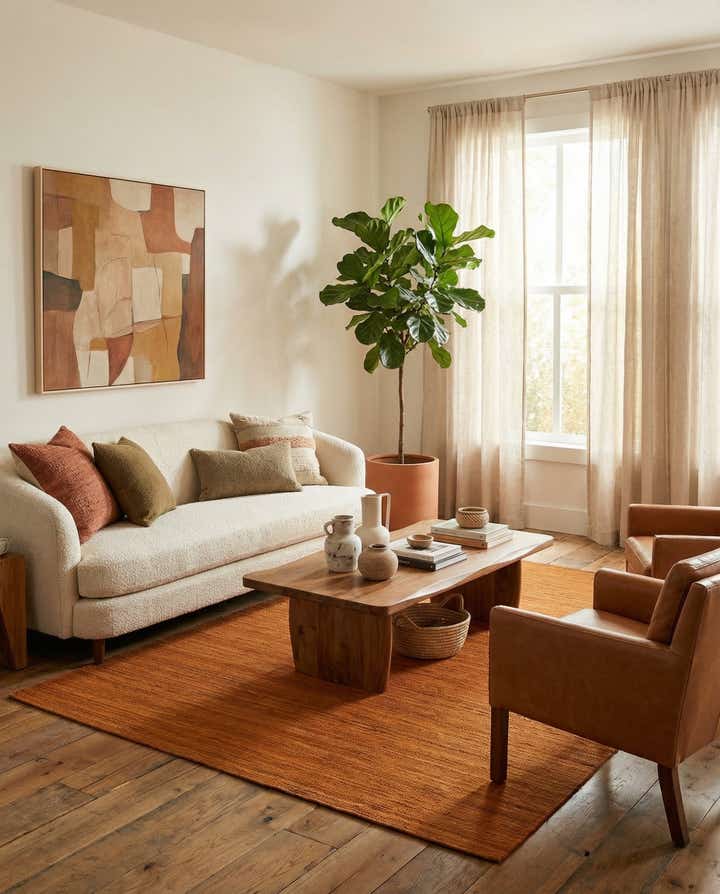 5' 10 x 8' 1 Hand Woven Kilim Modern Wool Rug