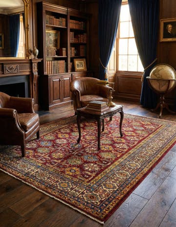 6' x 8' 11 Kazak Wool Rug