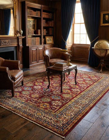 6' x 8' 11 Kazak Wool Rug