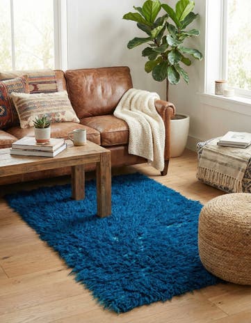 3' x 5' 3 Hand Knotted Moroccan Wool Rug