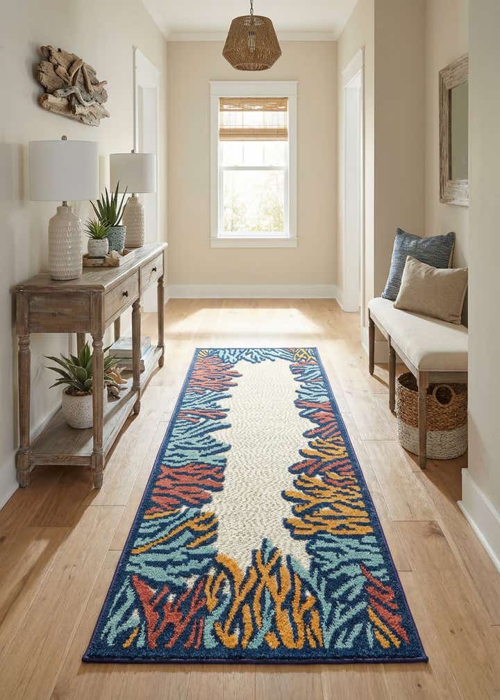 2' x 6' Easy-Clean Belize Indoor / Outdoor Runner Rug