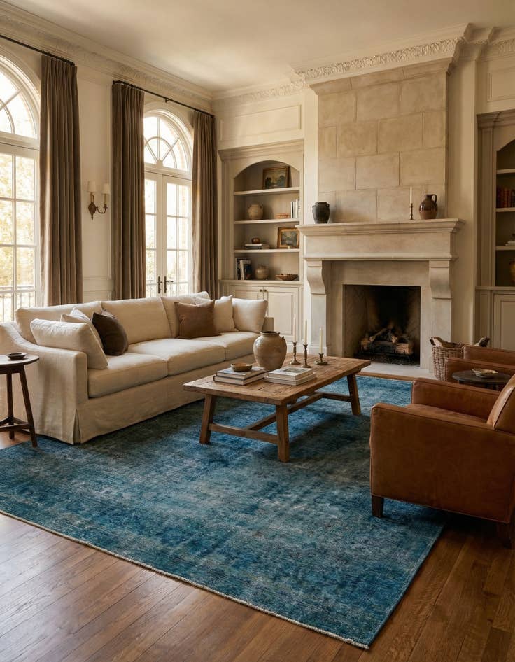 Detail image of 9' 9 x 12' 8  Hand Knotted Ultra Vintage Persian Wool Rug