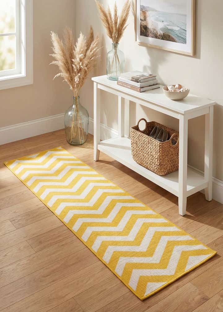 2' x 8' Easy-Clean Coastal Indoor / Outdoor Runner Rug