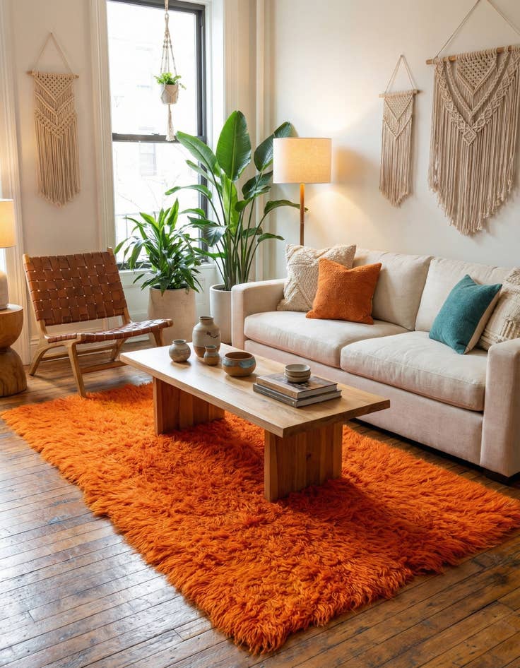 Detail image of  2' 6 x 4' 6  Hand Knotted Moroccan Wool Rug