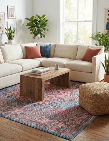 10' 6 x 10' 6 Washable Maahru Square Rug