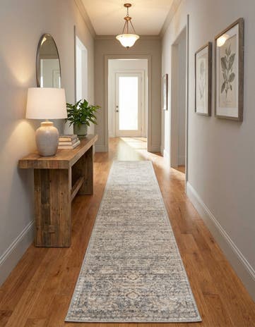 Gray Lola Runner Rug