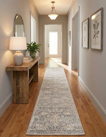 Gray Lola Runner Rug