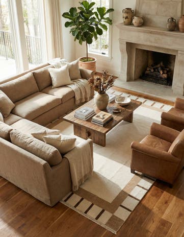 9' 9 x 12' 10 Hand Knotted Darya Wool Rug