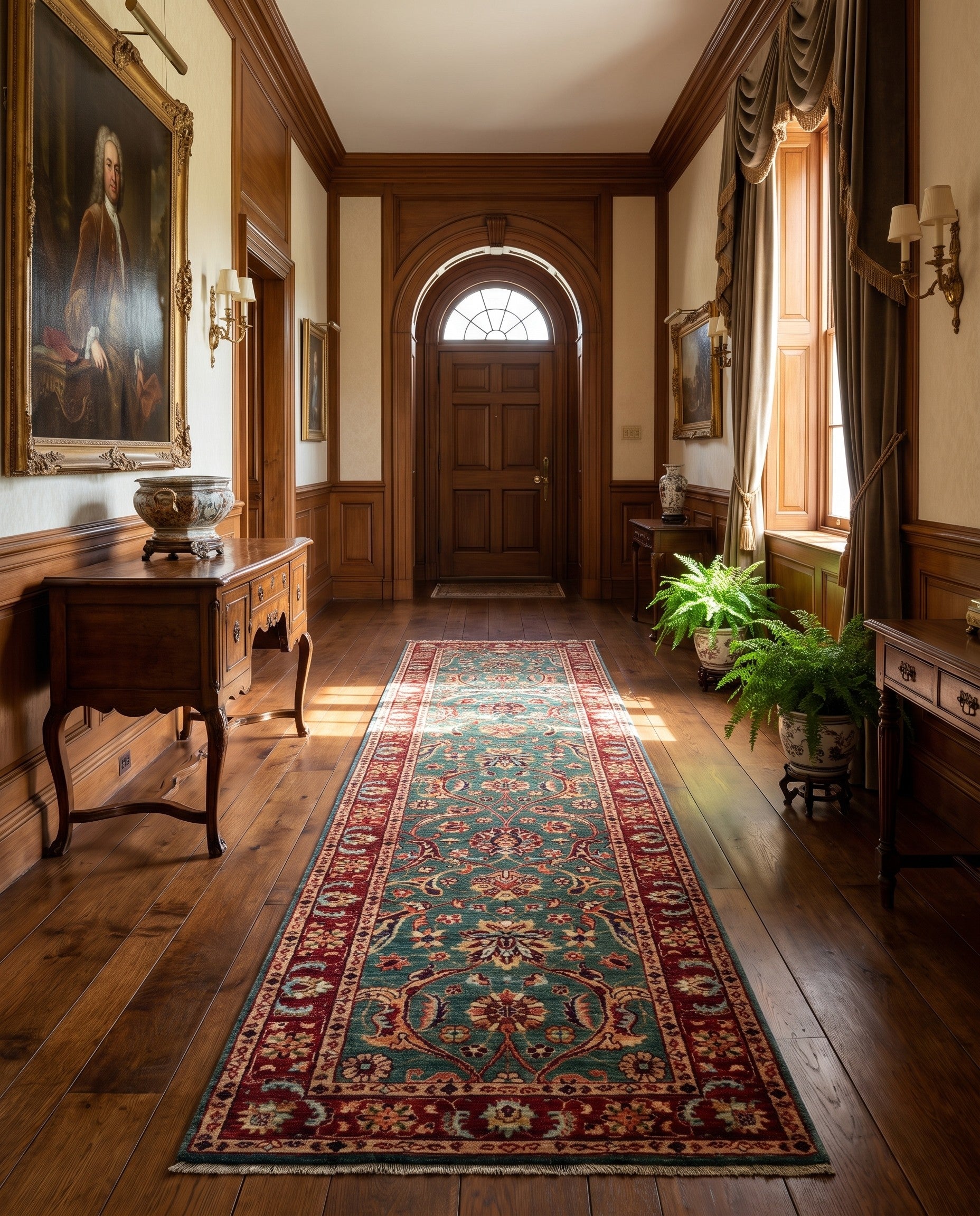 2' 9 x 9' 10 Hand Knotted Ariana Ziegler Runner Rug