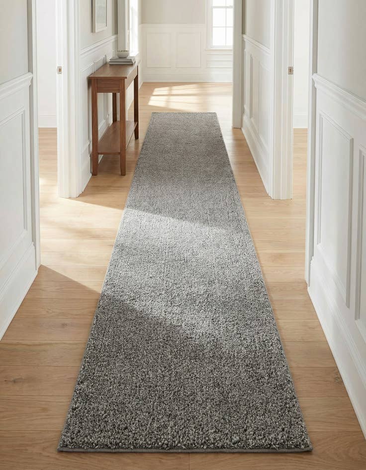 Detail image of 2' 2 x 13' Solid Frieze Runner Rug