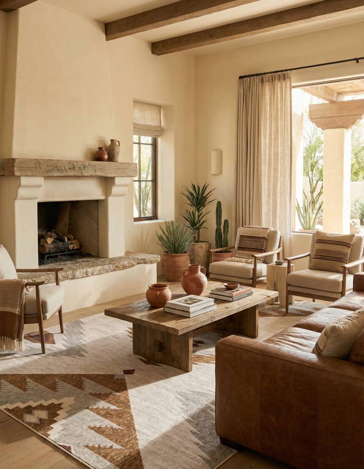 Detail image of 10' x 13' Eco Southwestern Rug