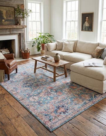 10' 6 x 13' Washable Nostalgia Rug