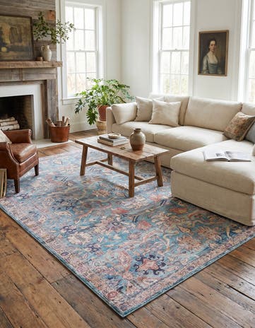 10' 6 x 13' Washable Nostalgia Rug